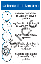 Clocks - Reading Time (Swampy Cree N)