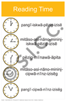 Clocks – Reading Time (Saulteaux)