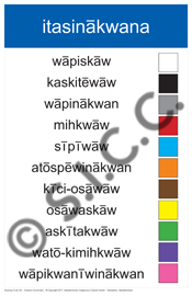 Colours (Set of 2) (Swampy Cree N)